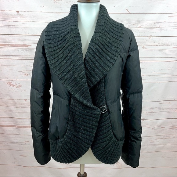 BCBGMaxazria Duck Down Fill Winter Parka Shawl Collar Puffer Coat - Picture 7 of 7